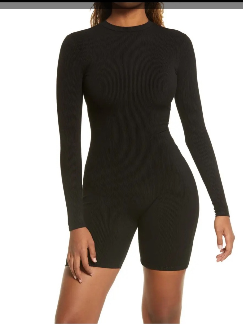 NAKED WARDROBE SNATCHED RIBBED ROMPER ❤️NWT❤️